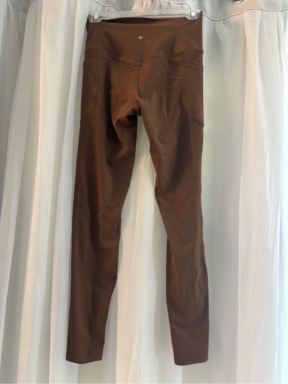 HALARA Chocolate Brown High-Rise Sculpting Leggings NWT - Picture 2 of 4